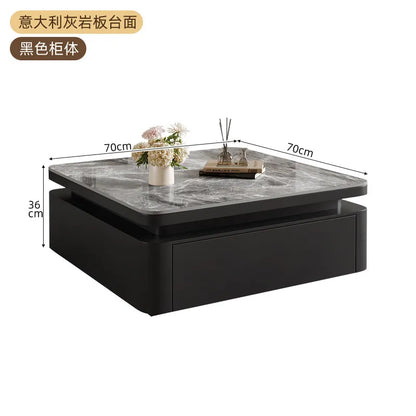 Decor Modern Table Floor Storage Luxury Center Coffee Table Apartment Black Mesas De Centro De Mesa Para Sala Home Furniture