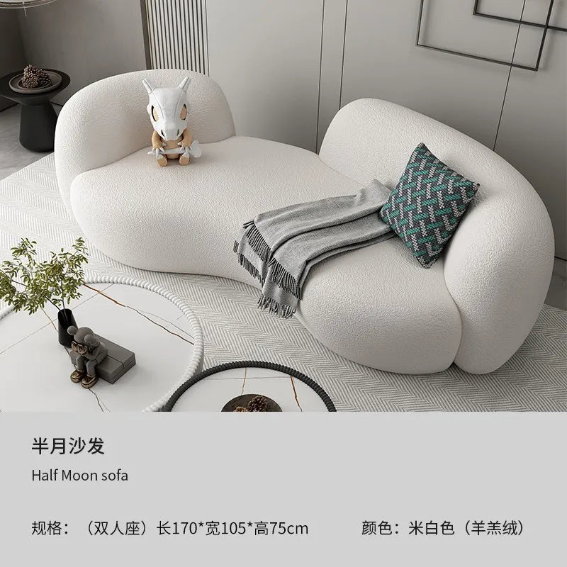 Lounge Europe Living Room Sofas Minimalist Luxury Lazy Modern Sofa Soft Cushion Meubles De Salon Home Furniture Accessories