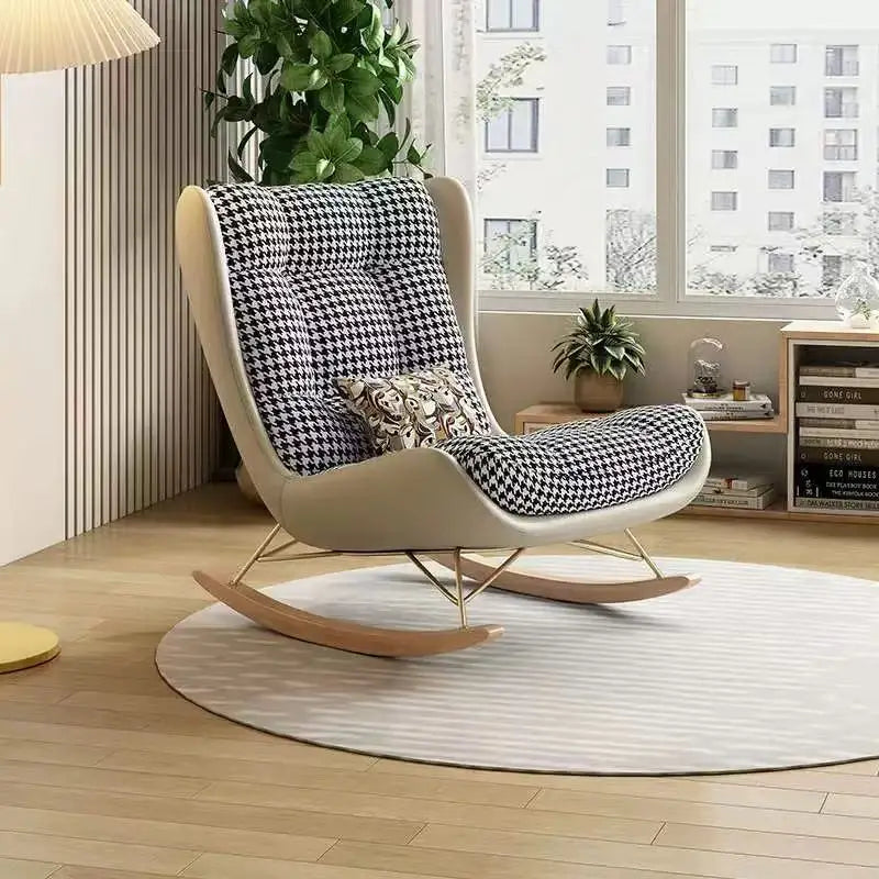 Modern Luxury Nordic Living Room Large Rocking  Lounge Sofa Adults Lazy Reclining Relax Reading Magical Padded Furniture 2024