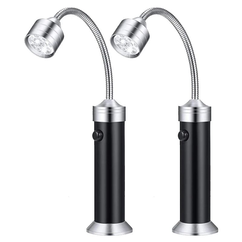 BBQ Grill Light Soft Tube Lighting Lamp 360° Adjustable Super-Bright 9 LED Flashlight Magnetic Base Outdoor lighting Gooseneck