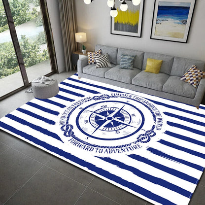 Nautical style rugs kids mats bedroom kitchen     living    bath