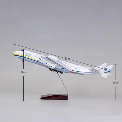 1/200 Scale Antonov AN-225 Transport Aircraft Airplane Model Plane Aviation Toys Games Aeroplane Plastic Metal Miniature Play