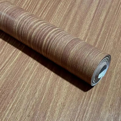 5M /10M Wood Grain Self Adhesive Wallpaper Waterproof PVC Vinyl Kitchen Wardrobe Cabinet Furniture Renovation Door Wall Sticker