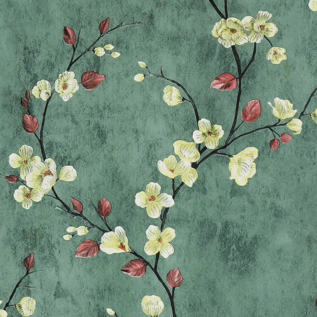 1/3/5/10mFloral Wallpaper Grey Peel and Stick Wallpaper Flower Self Adhesive  Wall Paper Roll Removable Contact Paper Decorative
