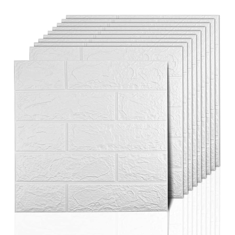 3D wallboard wallpaper sticker with self-adhesive waterproof foam, suitable for indoor wall decoration, bathroom home decoration