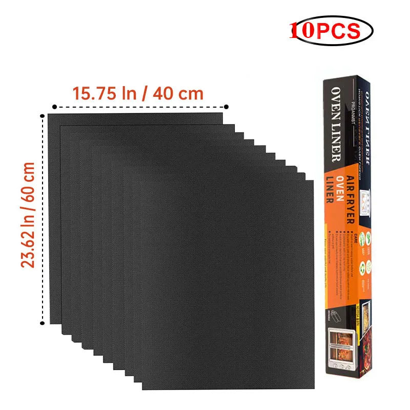 BBQ Grill Mat Non-stick Reusable Heat Resistant Extra Thick Pad Oven Liners Baking Mats Easy Clean Kitchen Outdoor Barbecue Tool