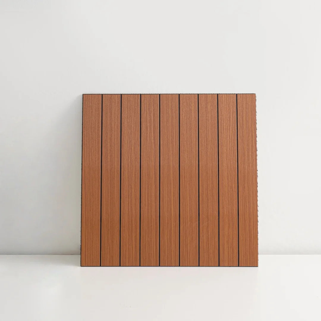 40x40cm Imitation Wood Grille Strip Wall Panel Living Room Bedroom Decoration Waterproof Self-adhesive Ugly Covering Wallpaper