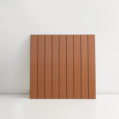 40x40cm Imitation Wood Grille Strip Wall Panel Living Room Bedroom Decoration Waterproof Self-adhesive Ugly Covering Wallpaper
