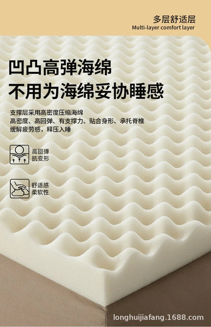 Latex Memory Foam Mattress Soft Pad for Home Bedroom Student Dormitory Bunk Bed Single Tatami Rental Housing Special Use