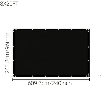 Fence Privacy Screen, Heavy Duty Privacy Fence Screen, Outdoor Shade Cloth Mesh Barrier, Cable Zip Ties Included