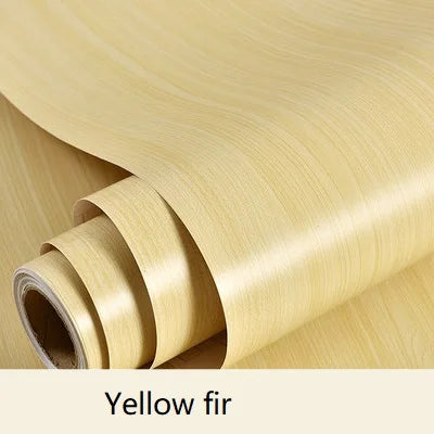 Wooden Door Wallpaper Vinyl Self Adhesive Waterproof Contact Paper for Living Room Kitchen Cupboard Furniture Renovation Sticker