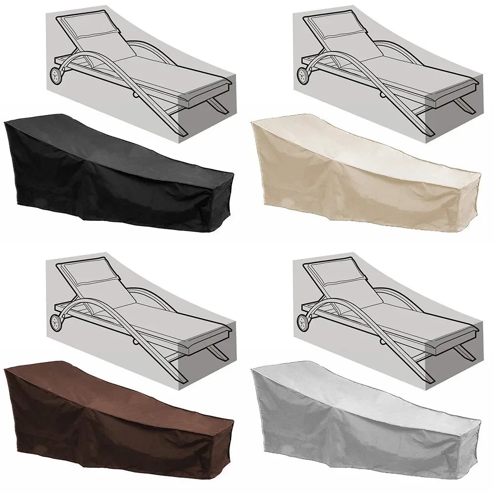 For Wicker Sofa Protection Set Table Covers Outdoor Garden Chaise Lounge Cover Dustproof Waterproof Rain Snow Furniture Cover