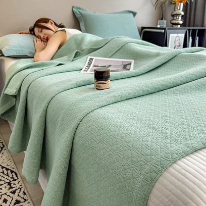 100% Cotton Blanket for Bed Breathable Lightweight Throws Blanket Soft Cozy Home Decoration Large Bed Cover Boho Towel Blankets