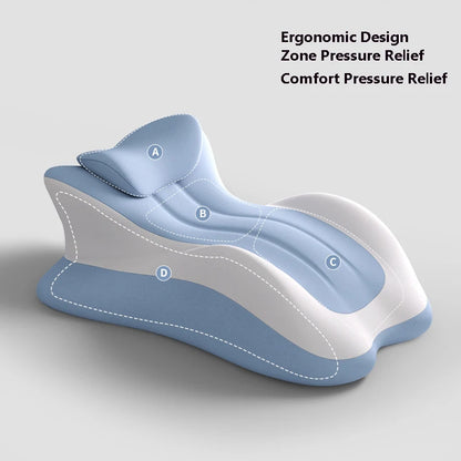 Memory Foam Pillow Ergonomic Support Neck Leg Rest Reading Phone Use Bed Sofa Wedge Shape Pain Relief Comfort