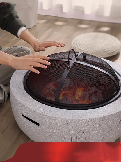 Outdoor barbecue stove small size villa charcoal heating stove  home brazier indoor charcoal brazier courtyard barbecue stove
