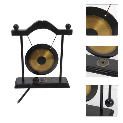 ABHT-Decorative For Home& Garden Gong Feng Shui Decors Adornment Desktop Craft Chic Brass Household