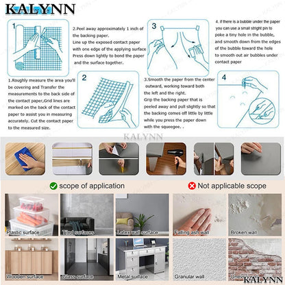 Matte White Peel and Stick Wallpaper, Waterproof, Contact Paper Self-Adhesive, Removable Wall Sticker, for Kitchen Countertop