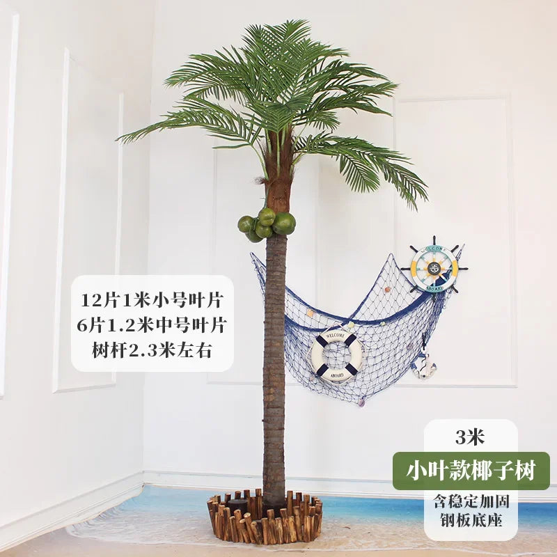 large artificial coconut tree indoor and outdoor decorative plant hotel floor palm tree