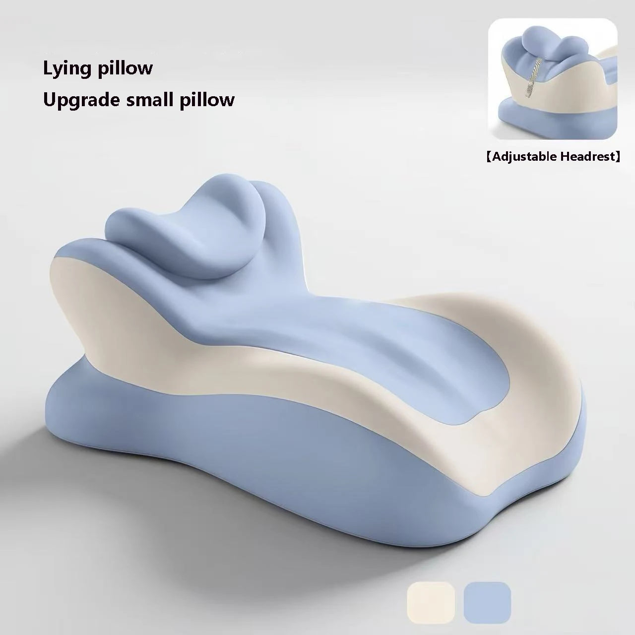 Memory Foam Pillow Ergonomic Support Neck Leg Rest Reading Phone Use Bed Sofa Wedge Shape Pain Relief Comfort