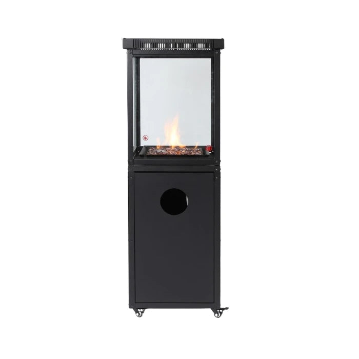 Portable 8kW Gas Patio Heater Outdoor Mobile Gas Fireplace