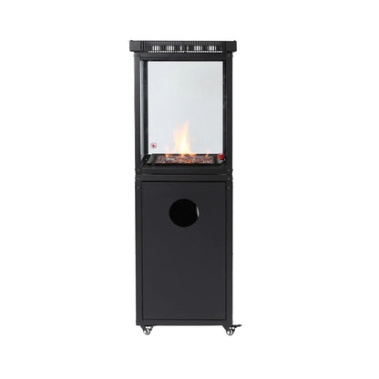 Portable 8kW Gas Patio Heater Outdoor Mobile Gas Fireplace