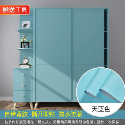 Baby Skin Sensation Thick Self Adhesive Waterproof PVC Wallpaper Muebles Furniture Kitchen Cabinets Armoire Oil Proof Stickers