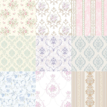 Dollhouse Wallpaper Miniature Wall Paper Sticker Stickers Decoration Flooring Furniture Decal Mini Decor Floorboards Miniatures