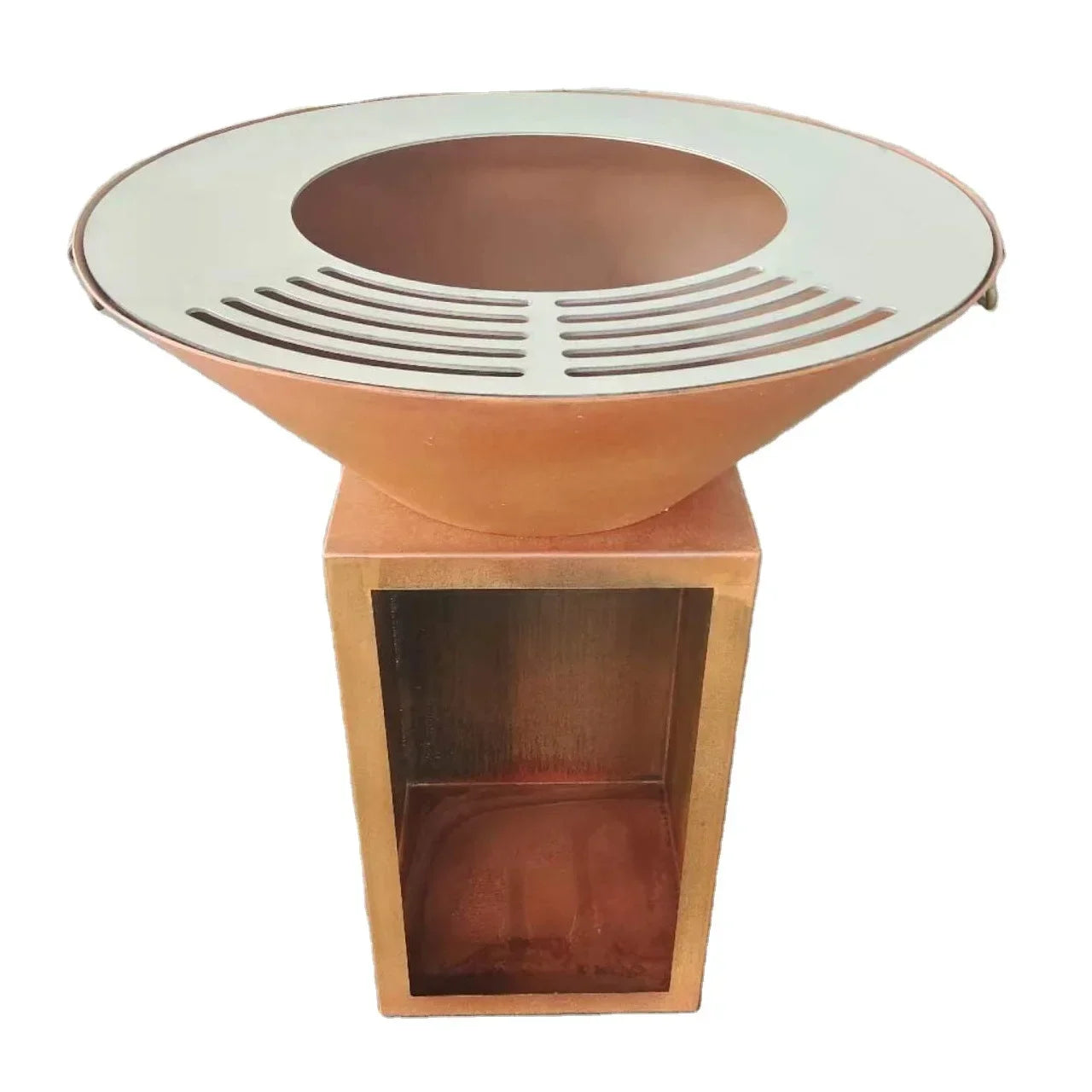 #For Outdoor round Corten Steel Fire Pit Bowl Wood Burning Water Bowl for Outdoor Entertaining
