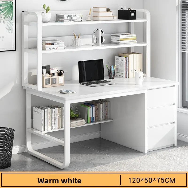 Desk Desktop Computer Desk Simple Home Desk Student Bedroom Bookshelf Integrated Writing Desk