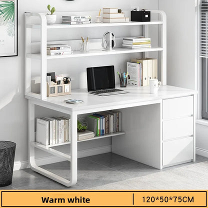 Desk Desktop Computer Desk Simple Home Desk Student Bedroom Bookshelf Integrated Writing Desk