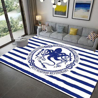 Nautical style rugs kids mats bedroom kitchen     living    bath