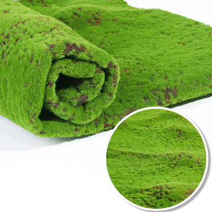50X50cm Artificial Grass Rug Fake Moss Lawn Garden Landscape Turf Roll Festival Wedding Decoration  Mat Carpet
