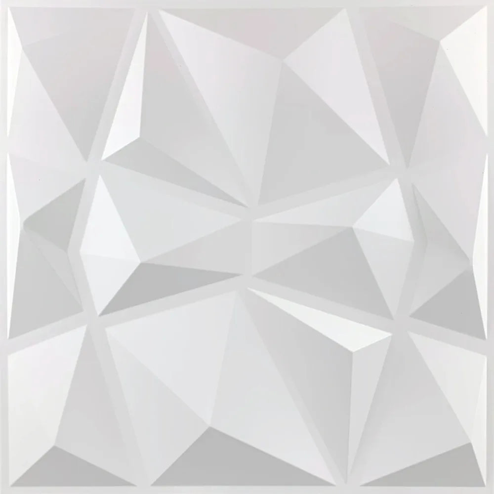 White 3D Wall Panel Foam Brick Waterproof Non-self-adhesive Wall Sticker Classics PVC Background Wallpaper Bathroom Ceiling
