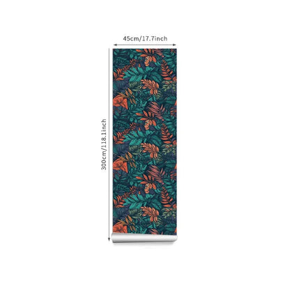 Self-adhesive Textured Wallpaper Wall Decoration for Living Room and Bedroom Plant Waterproof and Wear-resistant Wall Stickers
