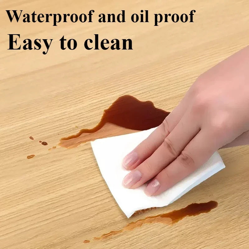 Waterproof Thick Self Adhesive Wallpaper Faux Wood Grain Peel and Stick Furniture Renovation Veneer for Accent Wall