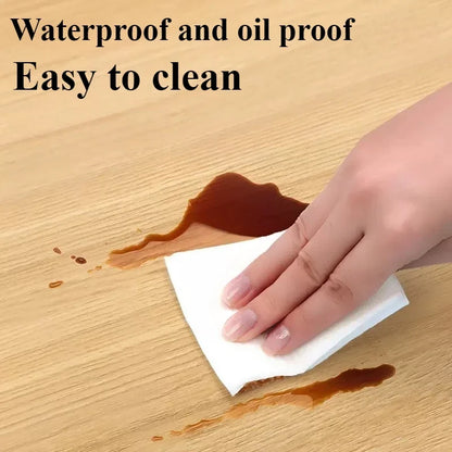 Waterproof Thick Self Adhesive Wallpaper Faux Wood Grain Peel and Stick Furniture Renovation Veneer for Accent Wall