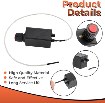 Spark Generator Electronic Push Button Pluse Igniter & Wire 500mm/20" Fit for Uniflame Endless Summer Patio Heater Gas Fire Pits