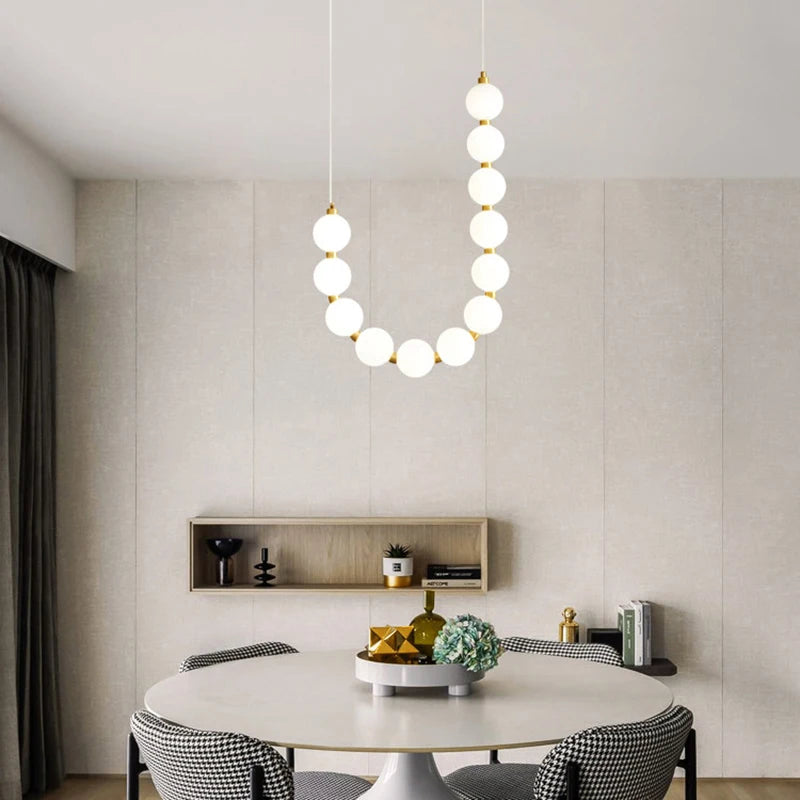 Nordic home decoration, stair chandelier, living room and dining room Pendant lights, ceiling light, indoor lighting