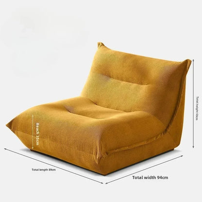 Sponge Filling Living Room Single Small Sofa Bedroom Detachable Washable Creative Simple Portable Interior Sofas Home Decor