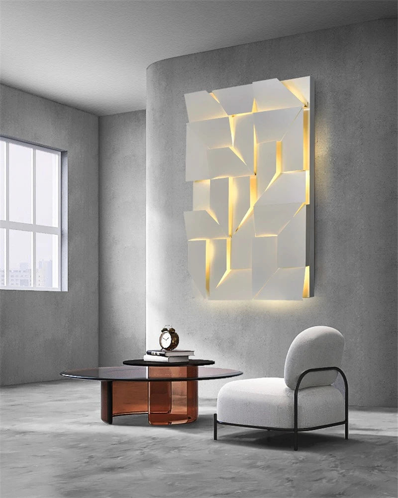 Living Room Background Wall Art Wall Lamp Minimalist Bedroom Bedside Entrance Hall Foyer Hallway Decorative Wall Painting Lamp