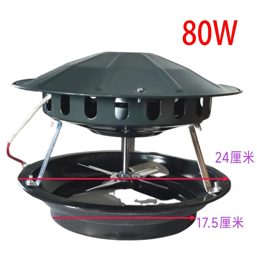 1PCS Induced Draft Fan Pure Copper Motor Civilian Chimney Smoking Machine Rural Fire Pit Boiler Exhaust Fan Smoke Prevention