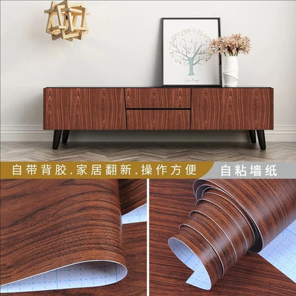 45CM self-adhesive wallpaper DIY grid background wall self-adhesive retro style home decor bedroom living room background wall