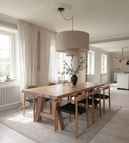 Wholesale Price Simplicity Solid Wood Home Furniture square Dinner Indoor Restaurant Kitchen Dining Wooden Tables