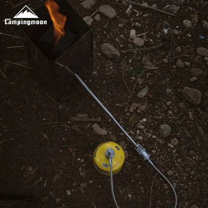 Outdoor Flame Gun Heating Gas Torch BBQ Grill Fire Starter Gas Igniter Isobutane Fire Gun Burner Camping Retractable Fire Torch