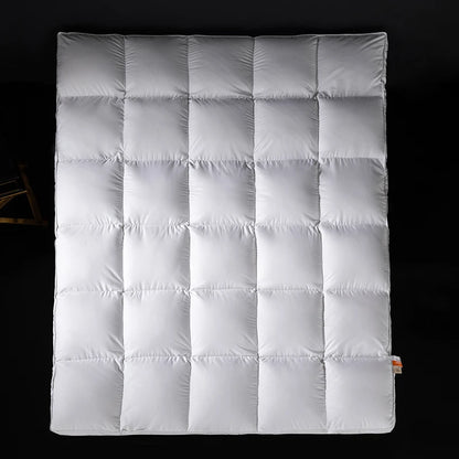 Custom Size Down Mattress Pad 95% Pure Goose Belly Down Zero Quill 3 Thickness Options King Queen Global Bed Dimensions