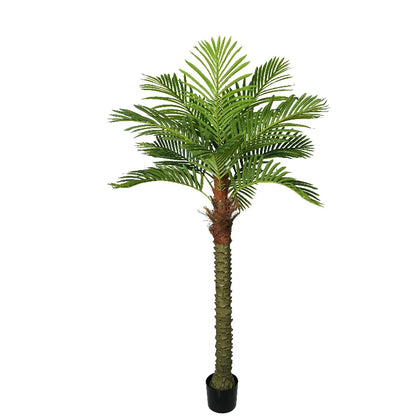 Large Artificial Coconut Tree 200CM To 240CM Fake Palm Tree Tropical Simulation Plant Outdoor Indoor Home Garden Decoration