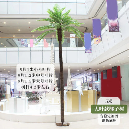 large artificial coconut tree indoor and outdoor decorative plant hotel floor palm tree