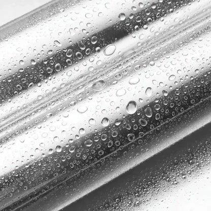 PVC Material Wallpaper Decor Film Waterproof Stainless Brushed Silver Vinyl Wallpaper 40 cm Width Oil-Proof Adhesive Wallpaper