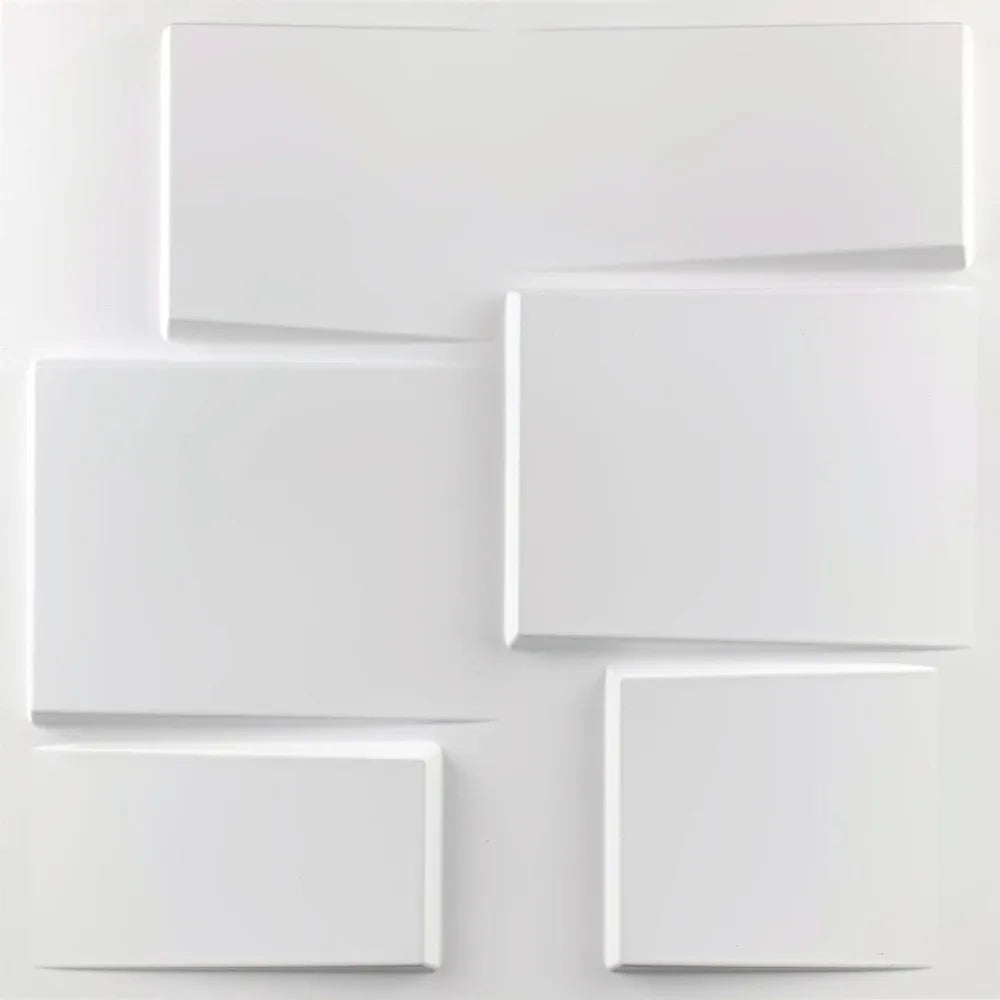 White 3D Wall Panel Foam Brick Waterproof Non-self-adhesive Wall Sticker Classics PVC Background Wallpaper Bathroom Ceiling