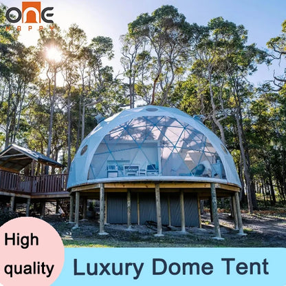 Premium Luxury Dome Tent All Season Weather Resistant Outdoor Igloo Perfect For Family Backyard Party Rest And Entertainment